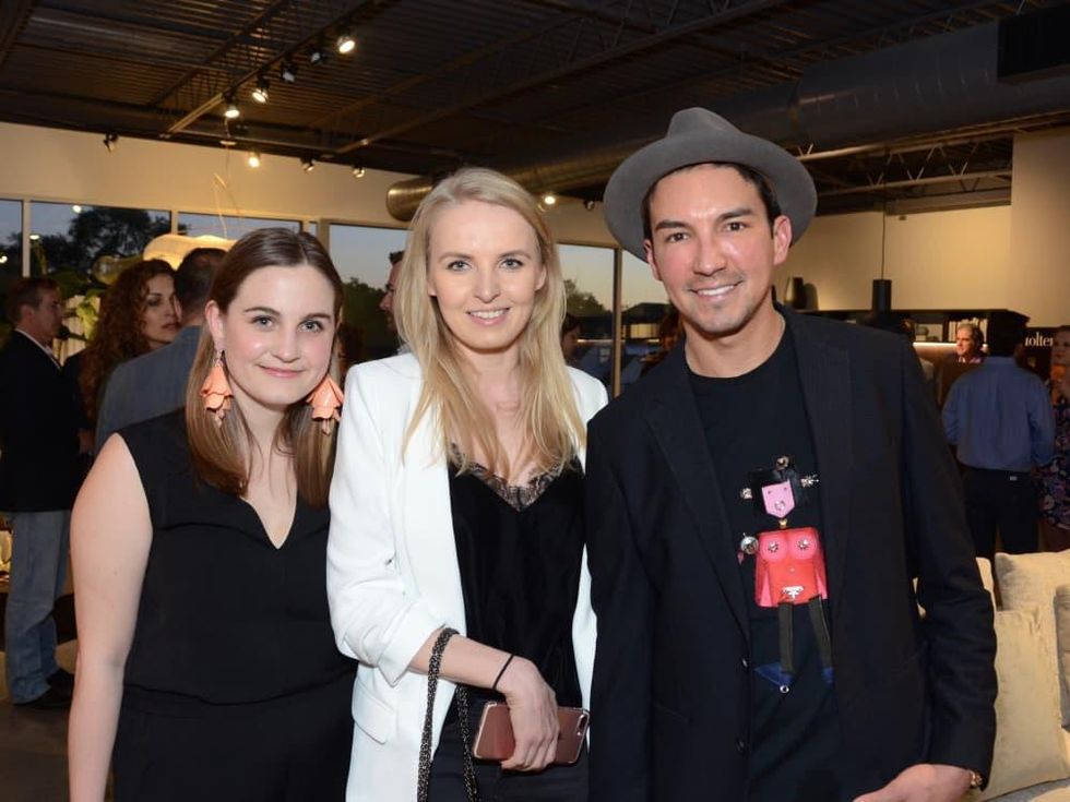 BeDESIGN cocktail party, Lauren Madonia, Ania Michowska, Fransico Garcia