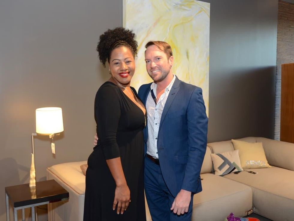 BeDESIGN cocktail party, Simone Jackson, Brian Hayes