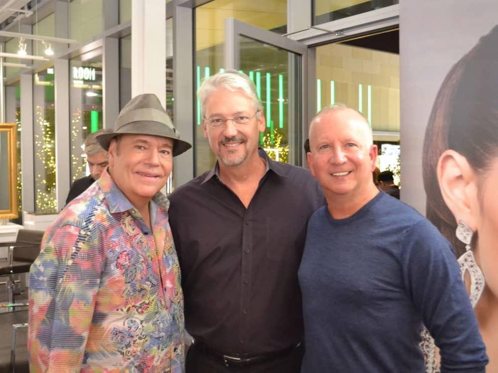 Bella Rinova salon grand opening, Bubba McNeely, Michael Johnson, Kirk Longmire