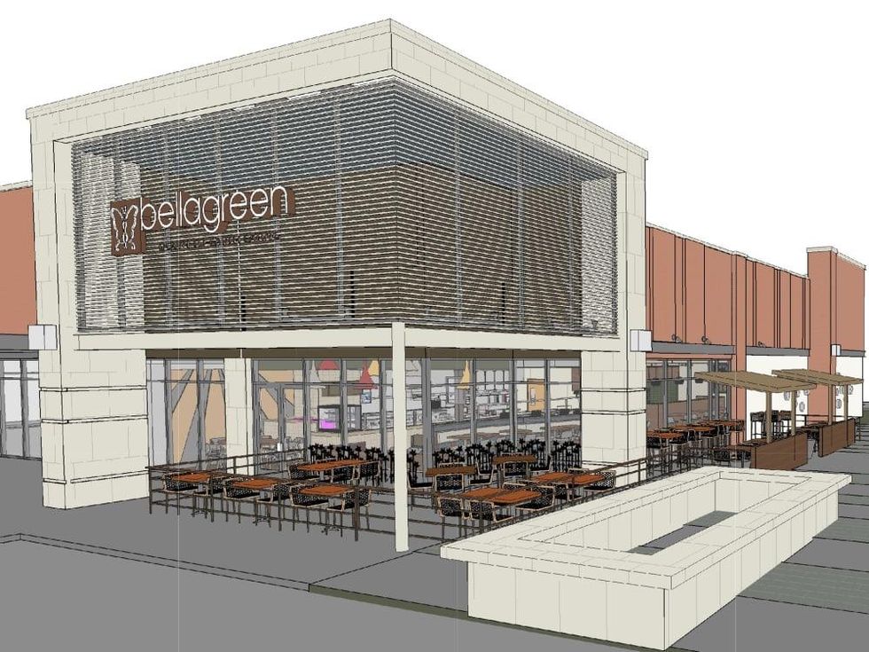 Bellagreen Vintage Market rendering