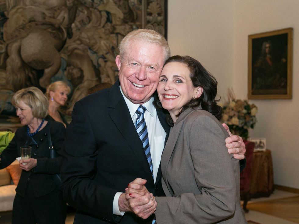Ben Barnes and Karen Anderson at the M.D. Anderson Living Legend in Washington, D.C. November 2013