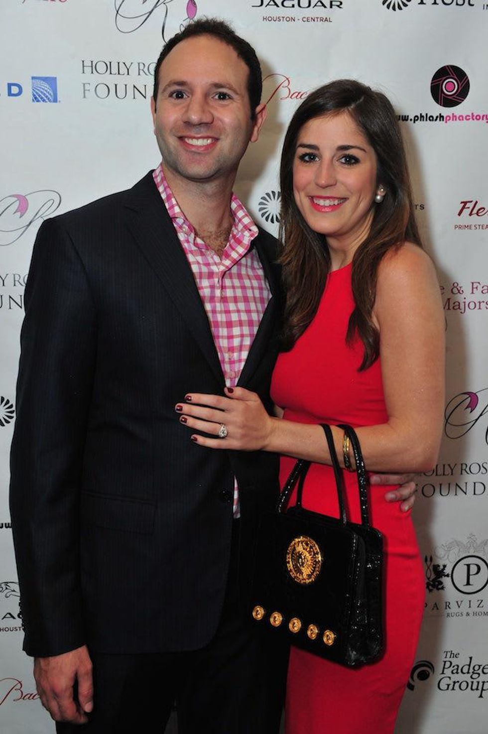 Ben Harwood Rose and Laura Max Nelson at the Holly Rose Ribbon Foundation Day dinner September 2014