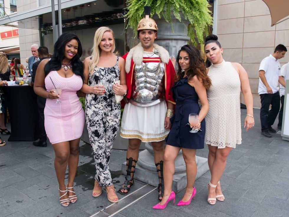 Ben-Hur premiere, Aug. 2016, Atia Willis, Kyle Hassenmiller, Christopher Marquez, Katie Naciri, Ashley Zeigler