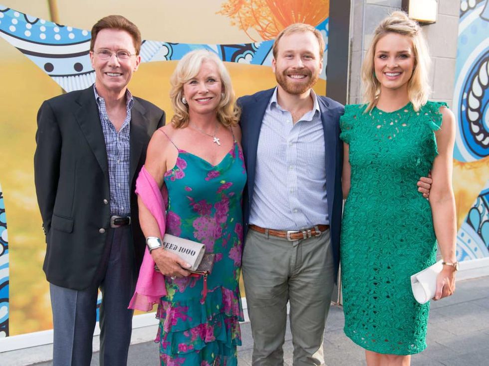 Ben-Hur premiere, Aug. 2016, Ray Ballentyne, Sharon Bush, Pierce Bush, Sarabeth Melton