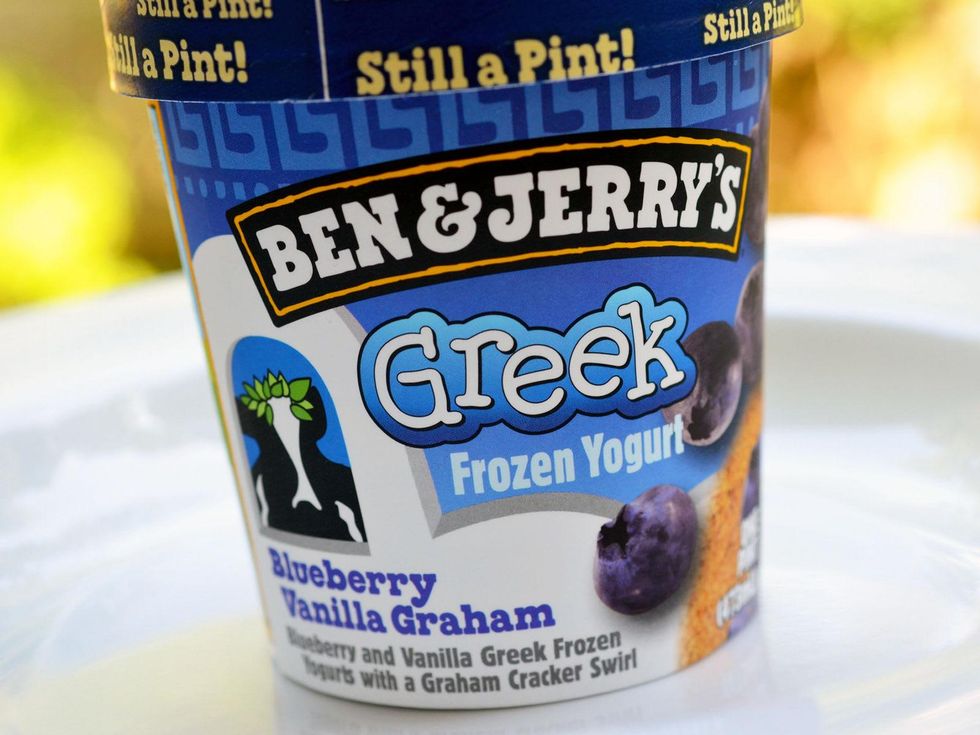 Ben & Jerry\u2019S Blueberry Vanilla Graham Greek yogurt