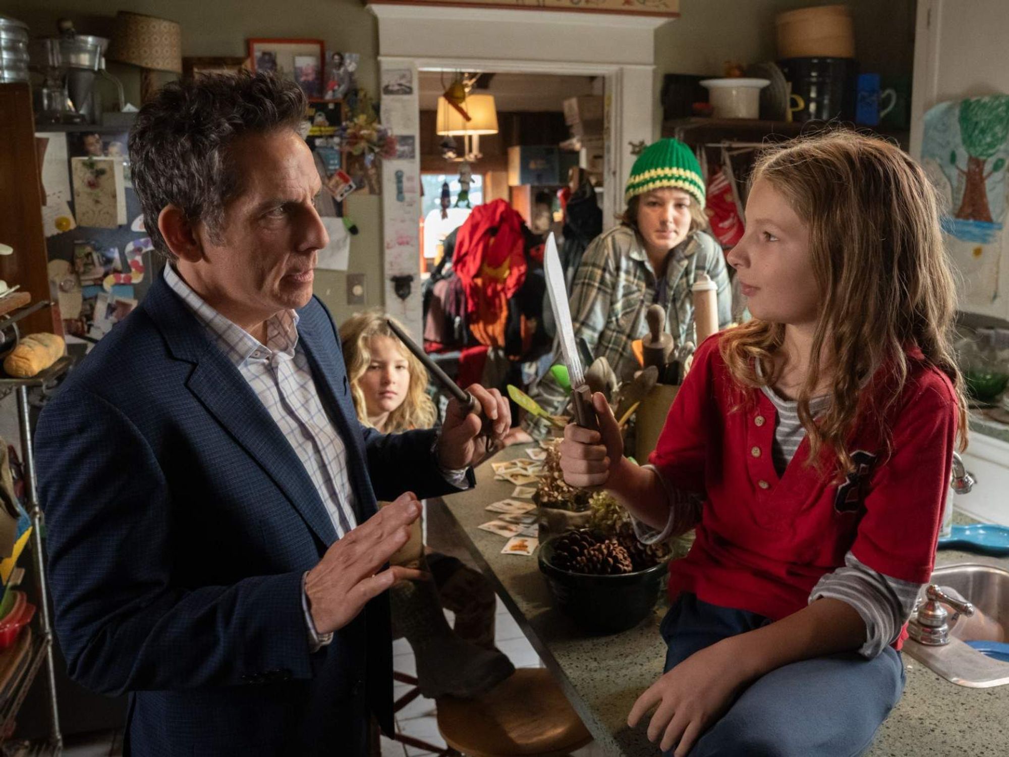 Ben Stiller, Atlas Janson, Homer Janson, and Ulysses Janson in Nutcrackers