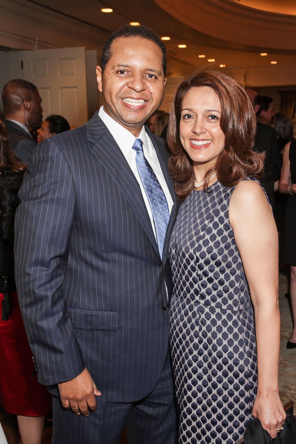 Benito and Lili Guerrier at the Cornerstone Dinner February 2015