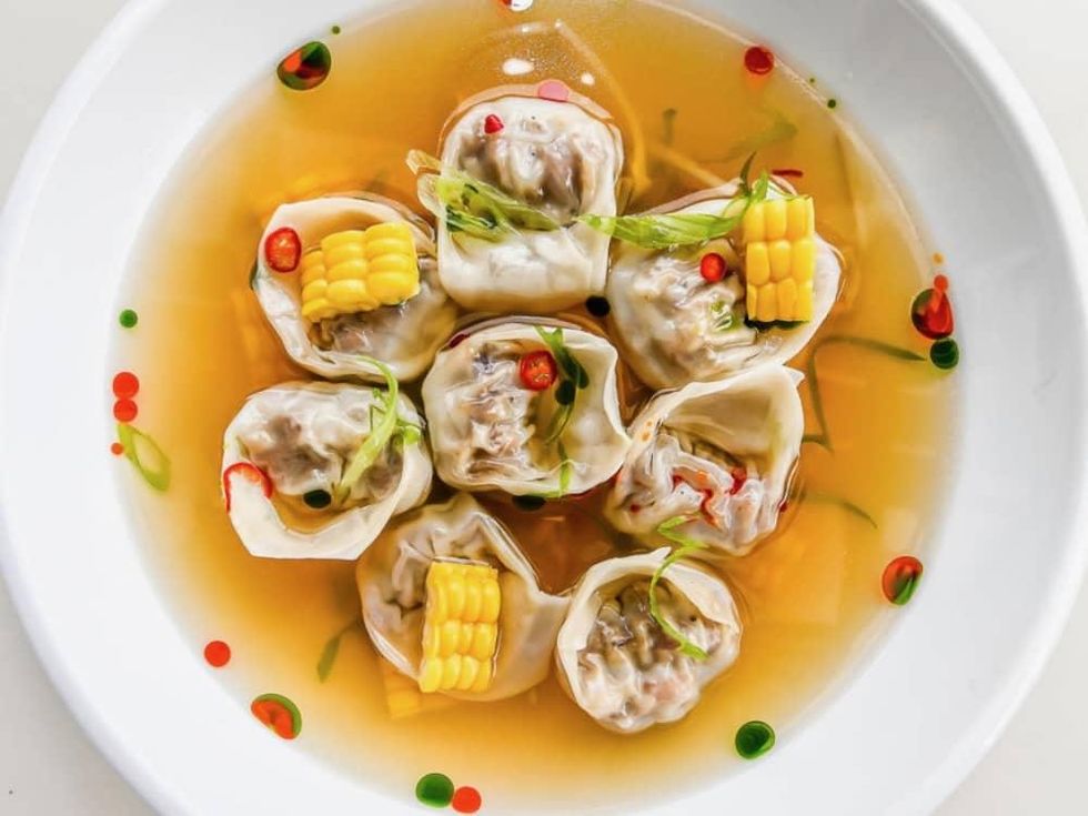 Benjy's Blood Bros BBQ dumplings