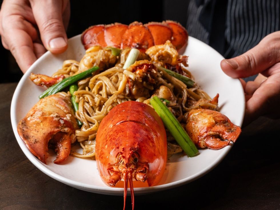 Benny Chows lobster noodles