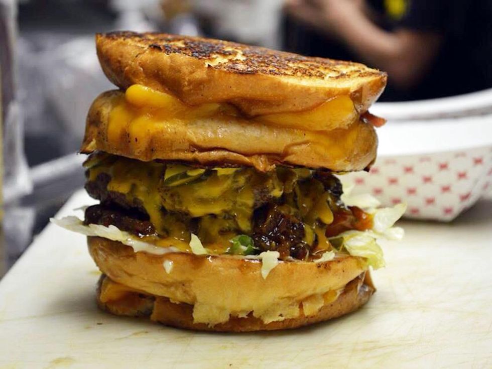 Bernie's Burger Bus hamburger burger