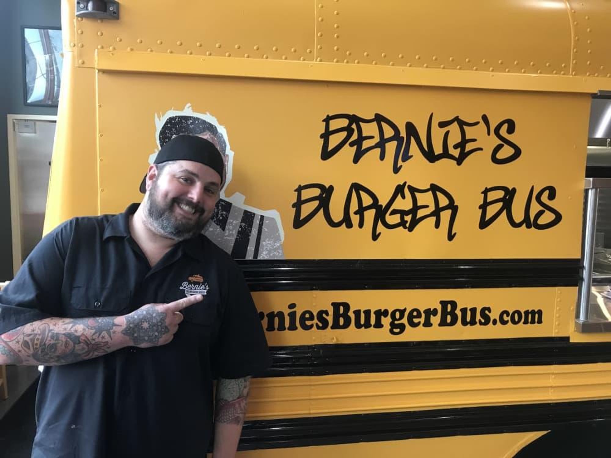 Bernie's Burger Bus Heights Justin Turner