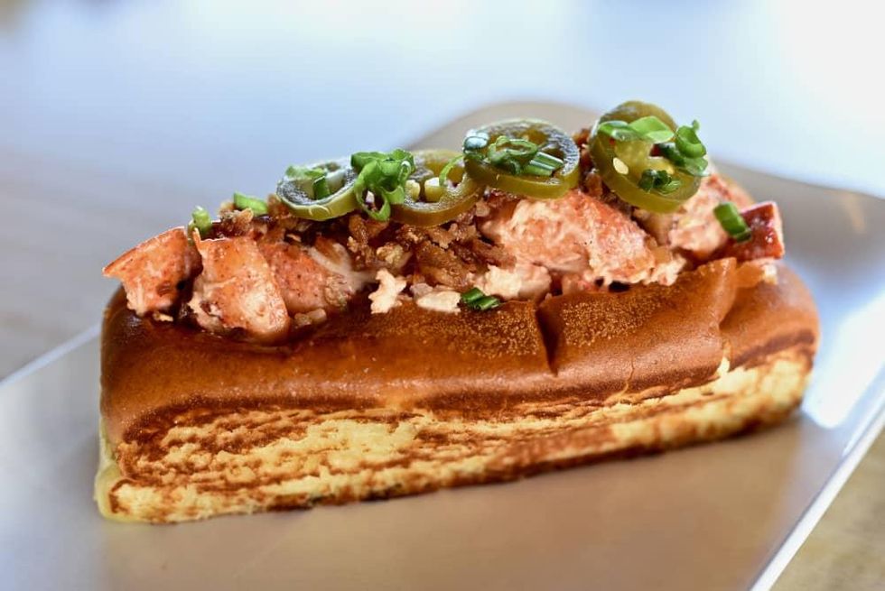 Bernie's Burger Bus Texas-style lobster roll