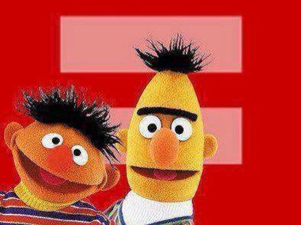 Bert and Ernie for gay marriage