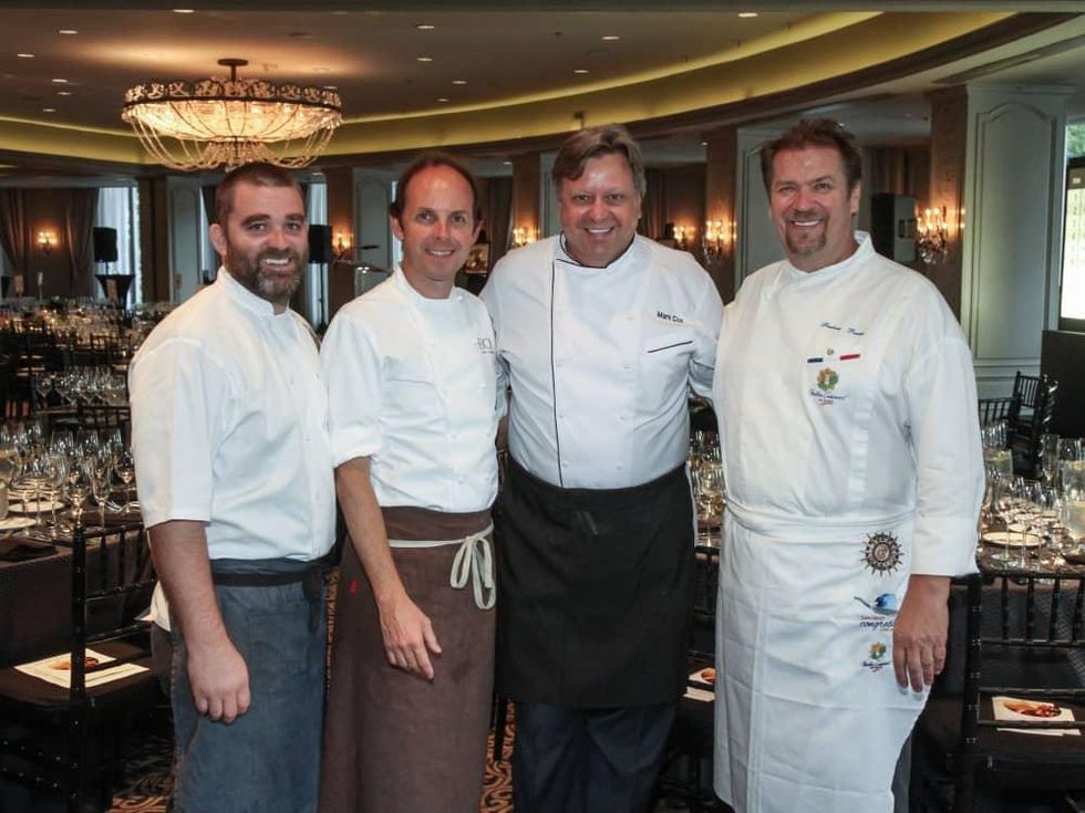 Best Cellars Wine Dinner/Bobby Matos, Luis Roger, Mark Cox, Frederic Perrier