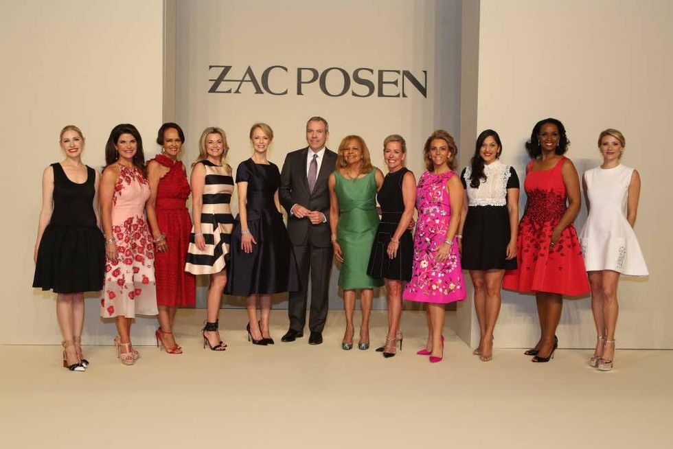 Best Dressed luncheon, March 2016, Isabel David, Laura Davenport, Gayla Gardner, Millette Sherman, Bob Devlin, Yvonne Cormier, Rosemary Schatzman, Mary Tere Perusquia, Sippi Khurana, Winell Herron, Stephanie Cockrell