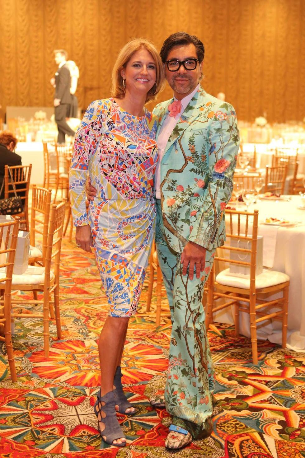 Best Dressed luncheon, March 2016, Liz Zaruba in Pucci, Ceron in Gucci