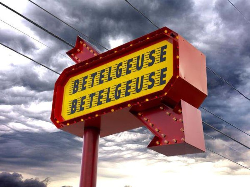 Betelgeuse Betelgeuse sign