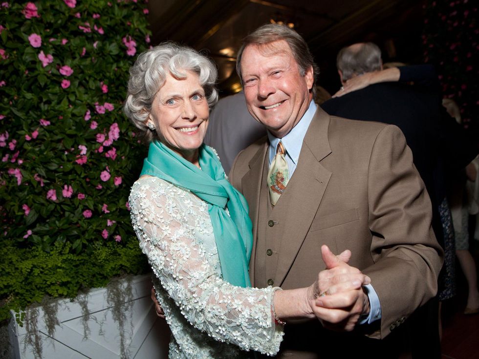 Beth Robertson and Steve Pearce at the Bayou Bend Garden Party April 2014