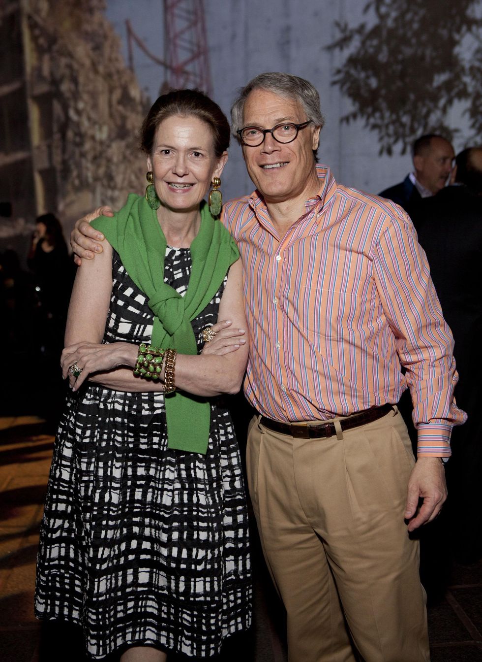 Betty and Stephen Newton at the Glassell School benefit and auction May 2014