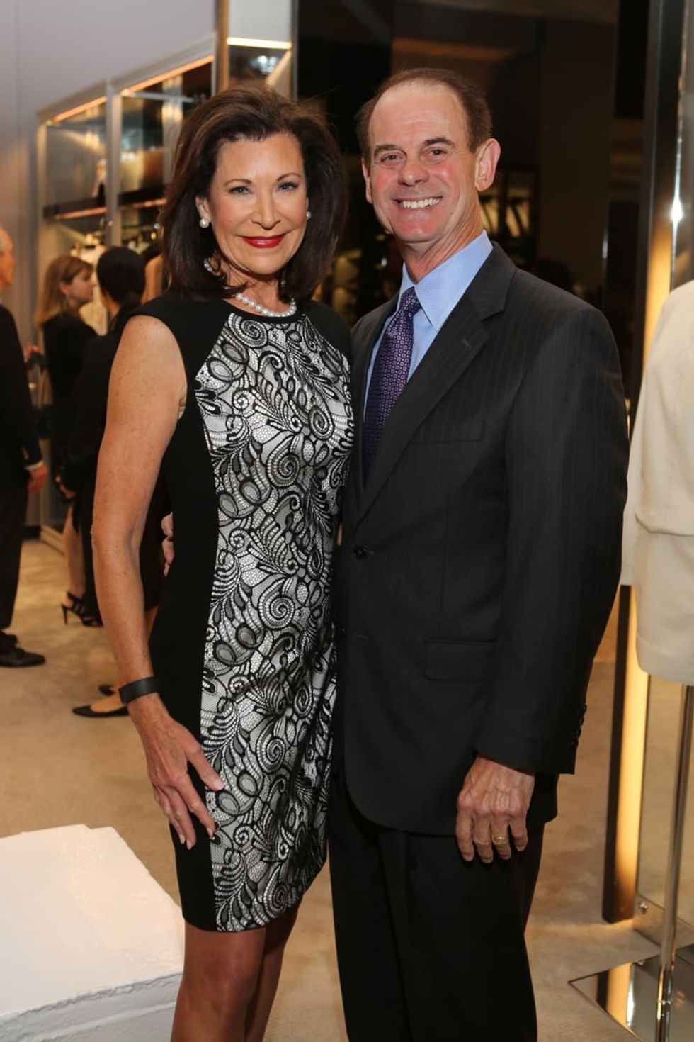 Betty Hrncir, John Hrncir at Blue Cure Party at Tom Ford