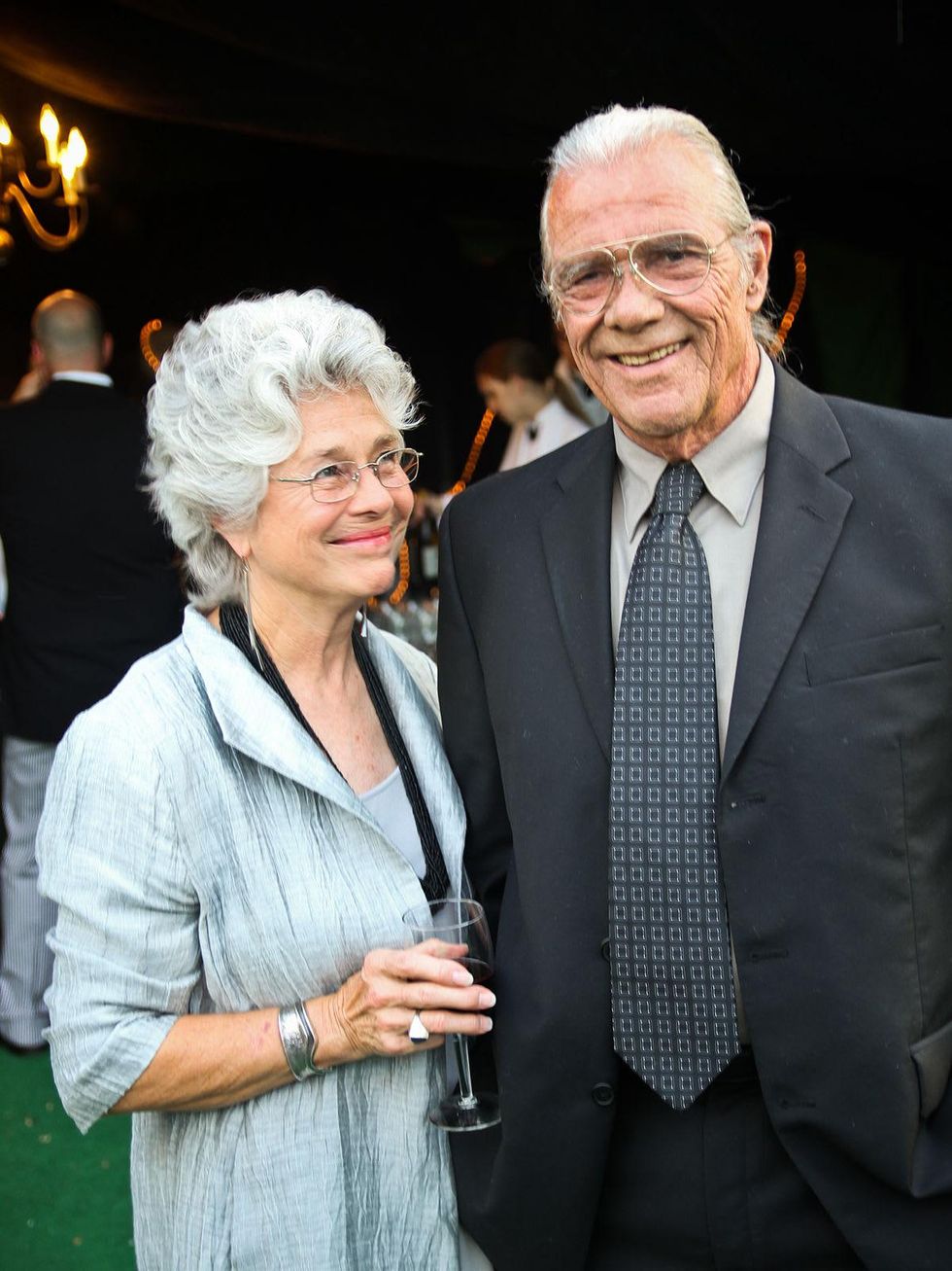 Betty Moody and Bill Steffy at the Bill Viola Aurora Picture Show Award party October 2013