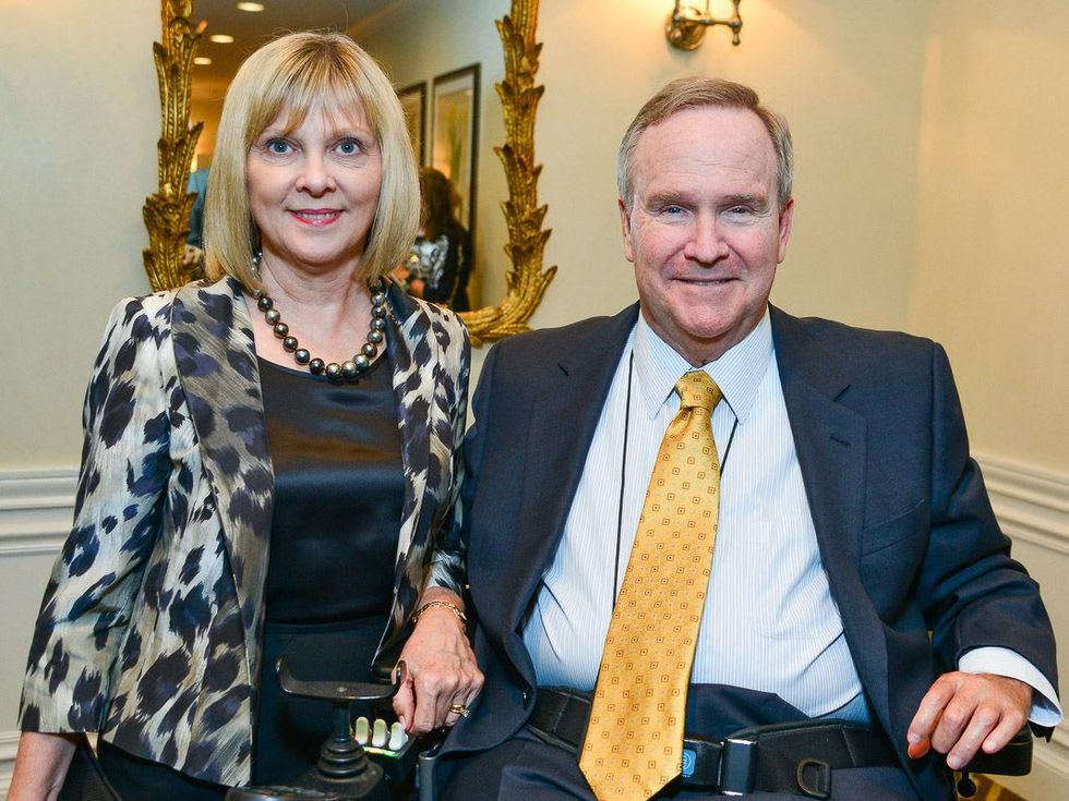 Beverly and Staman Ogilvie at the Center for Houston's Future dinner October 2013
