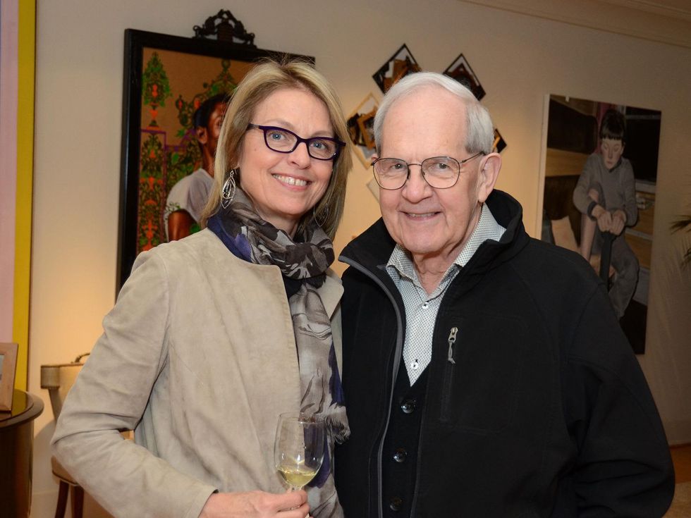 Beverly Robinson and Clint Willour at the MFAH Contemporary party January 2014