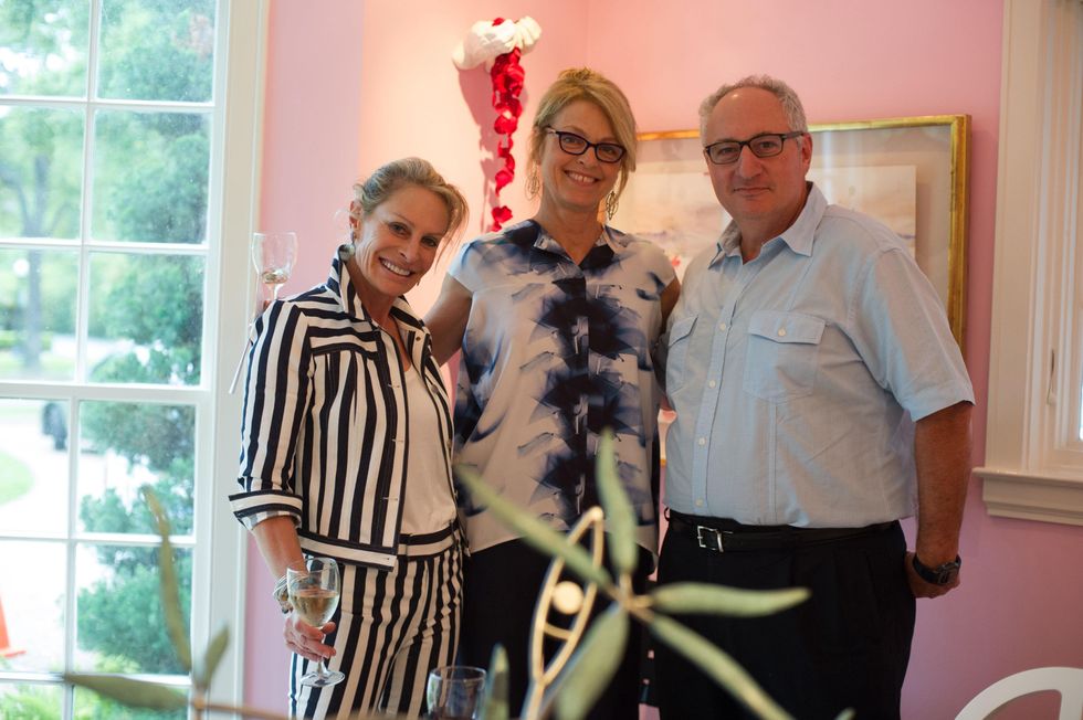 Beverly Robinson, Leslie Robinson, Russ Robinson at Planned Parenthood Fine Art Auction