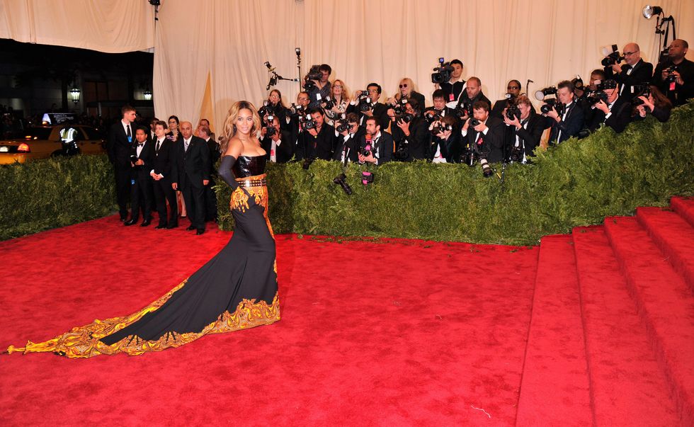 Beyonce at Met Costume Institute Gala May 2013