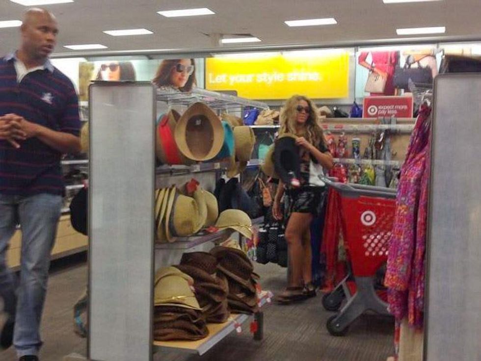 Beyonce at Target in Houston July 14, 2013