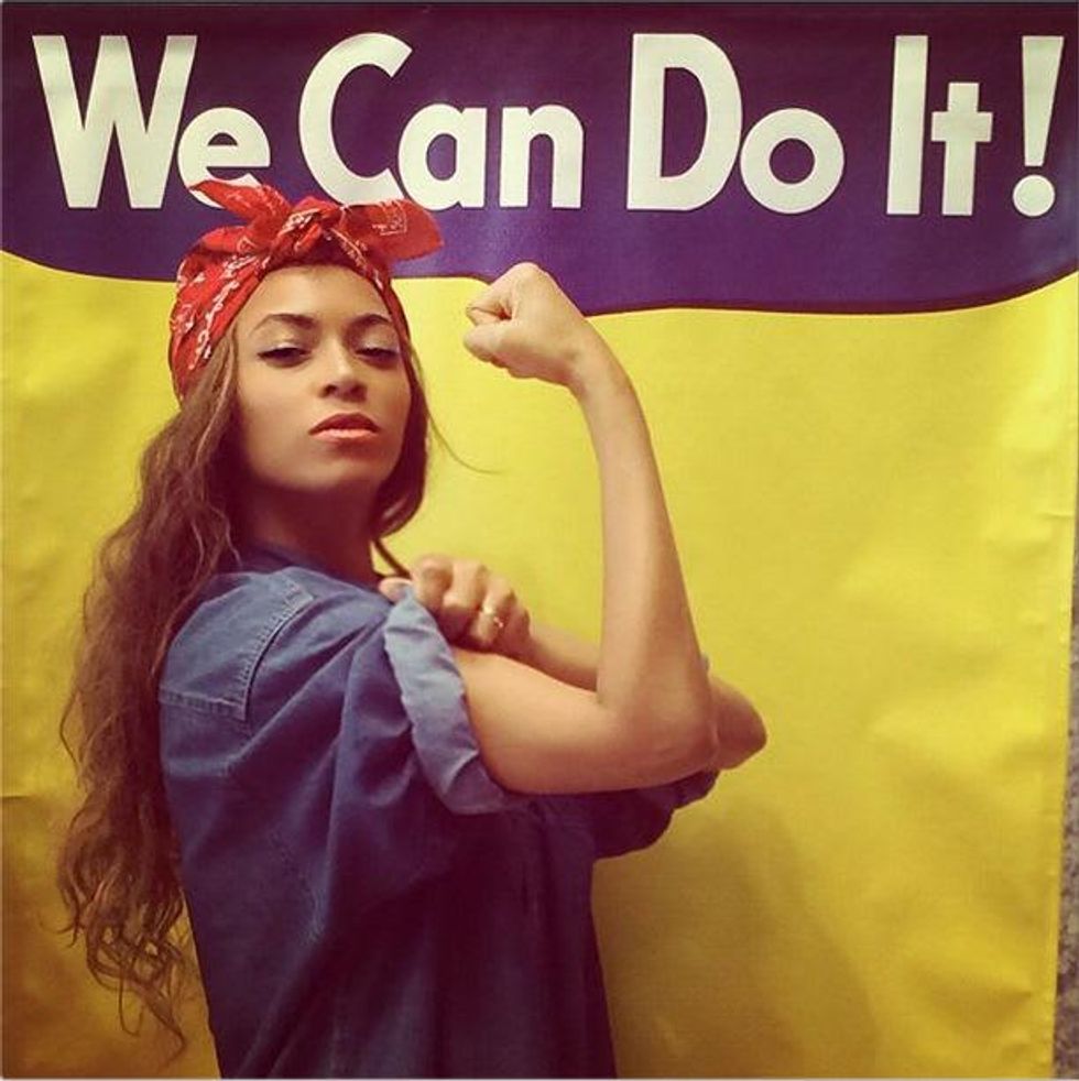 Beyonce Rosie the Riveter costume