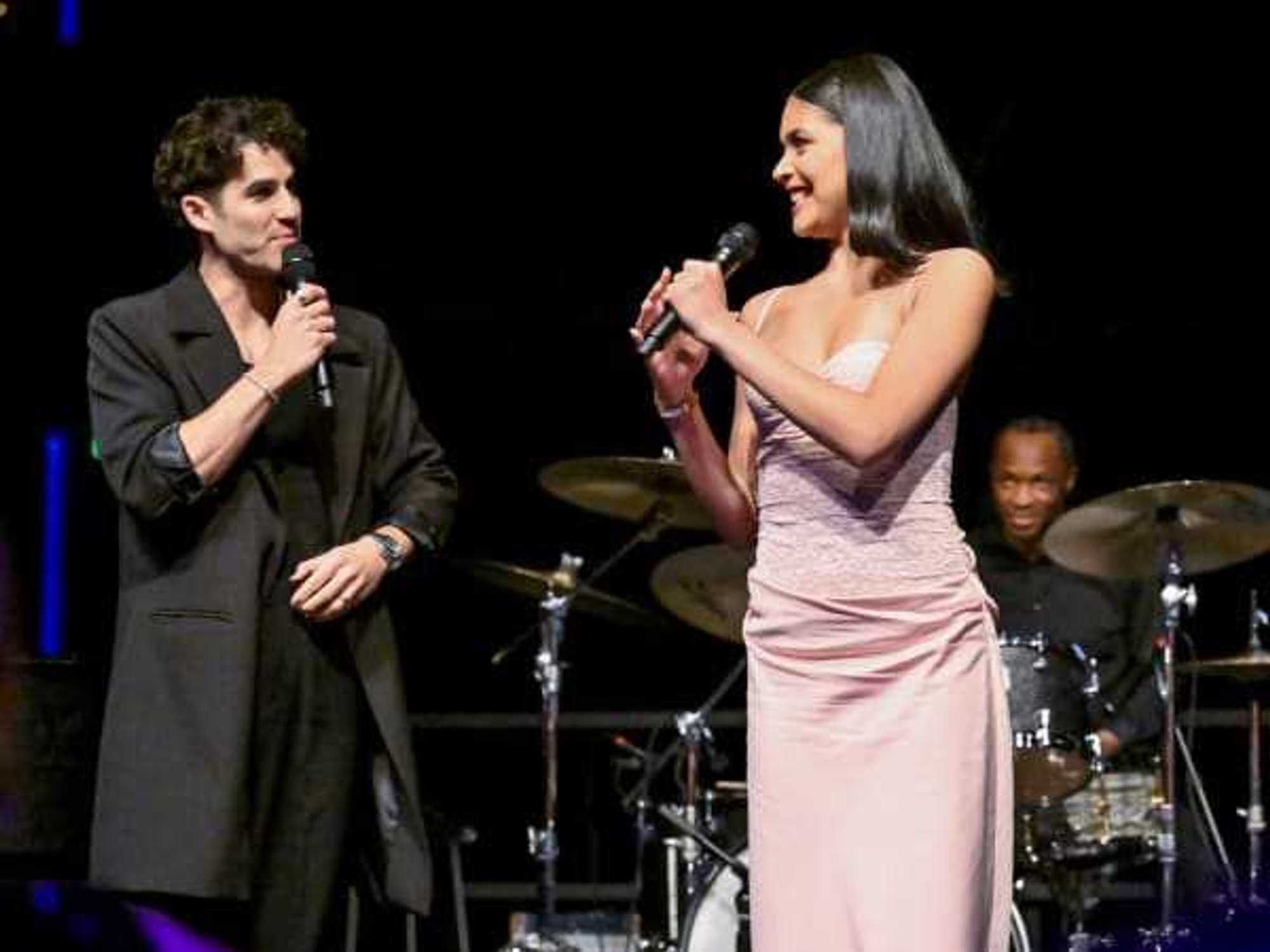 Bianca Ramirez Performs with Darren Criss