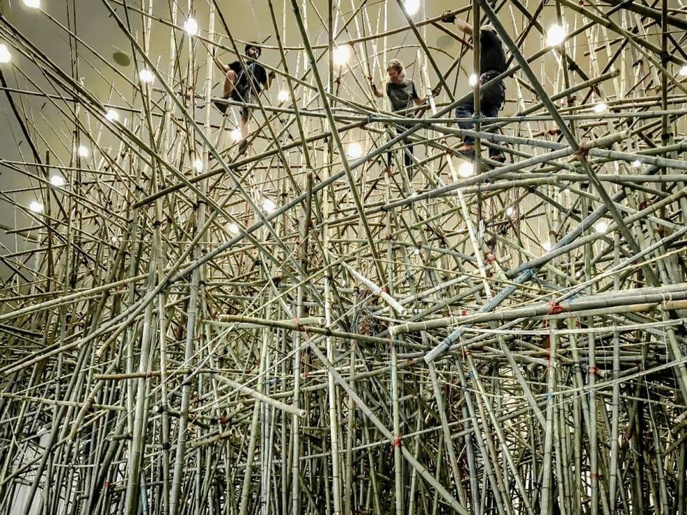 Big Bambu installation