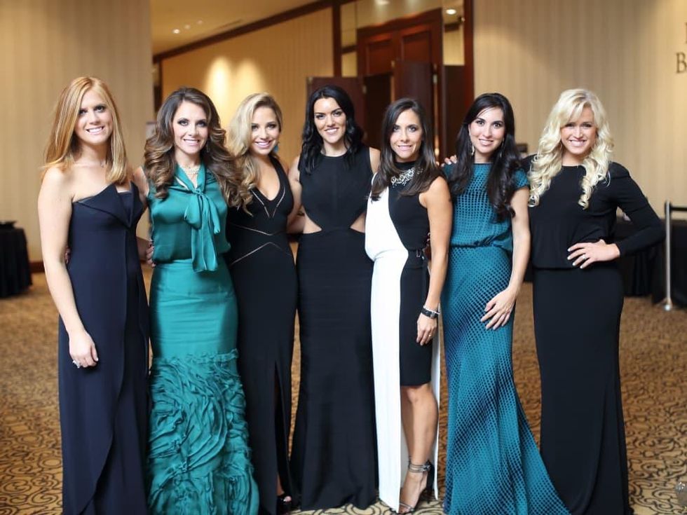 Big Brothers Big Sisters gala 2015 Amber Heartland, JoAnna Marks, Bria Wall, Megan Cushing, Hannah McNair, Alexandra Ochoa, Erica Graham