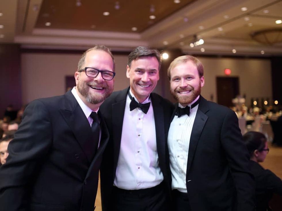 Big Brothers Big Sisters gala 2015 Pastor Chris Seay, Steve McDaniel, CEO Pierce Bush