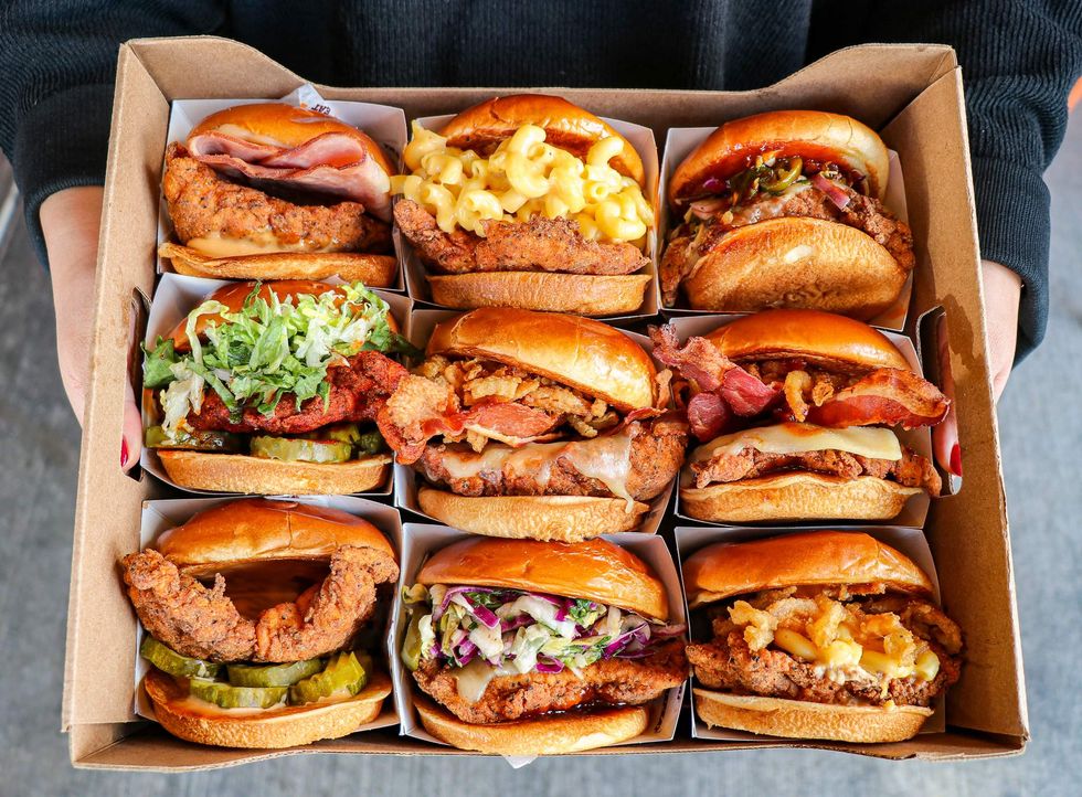 Big chicken sandwiches