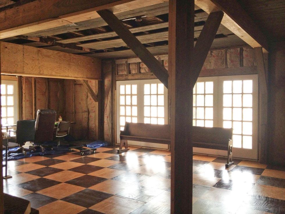 Big Eyed Fish Restaurant & Bar Houston interior pre-construction October 2013