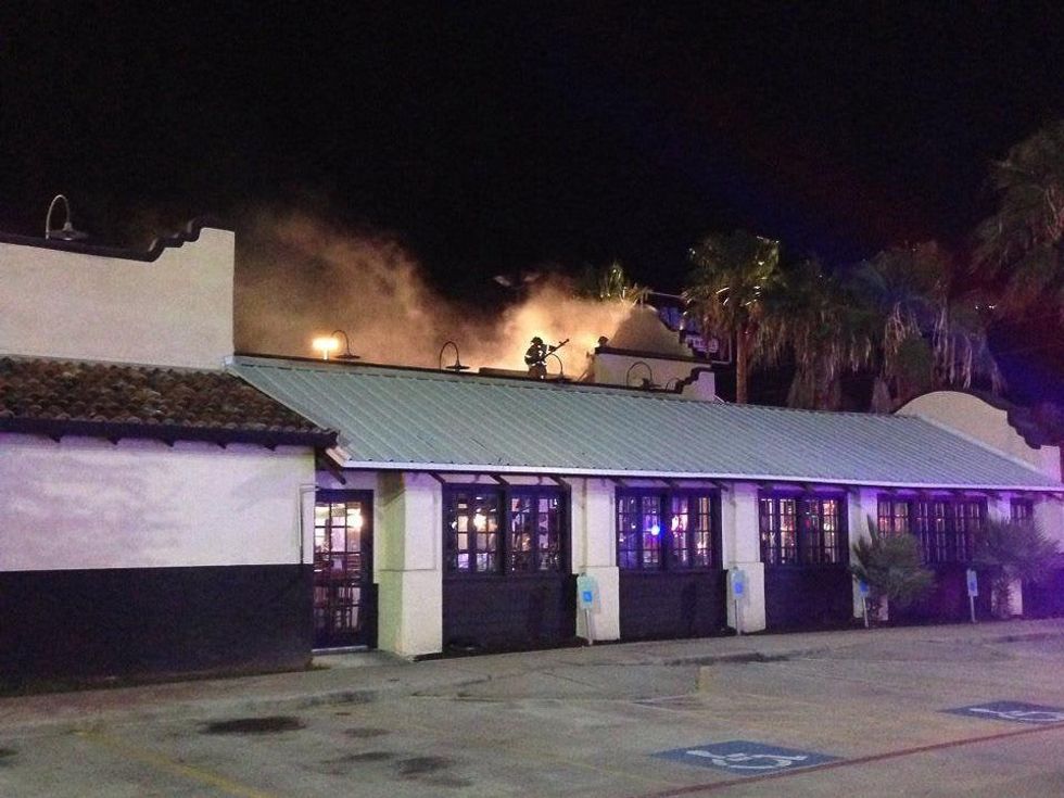 Bikinis Sports Bar & Grill The Woodlands fire August 2013