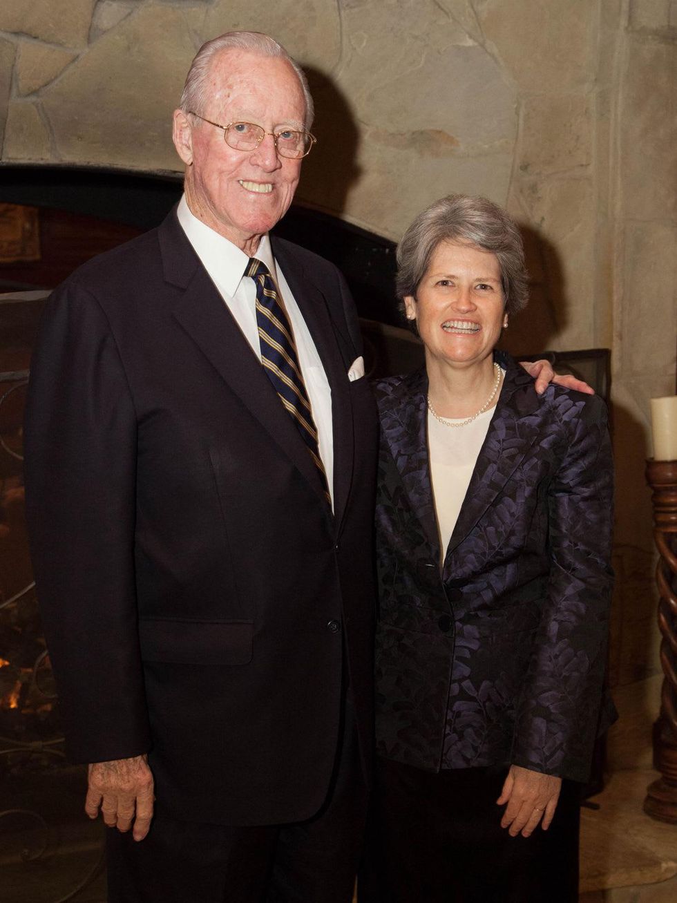 Bill Flynn and Lori Gallagher at the University of St. Thomas Irish Gala December 2013