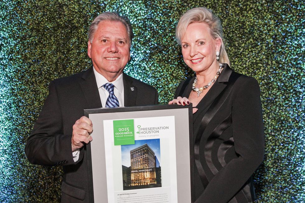 Bill Franks and Jane-Page Crump at the Cornerstone Dinner February 2015