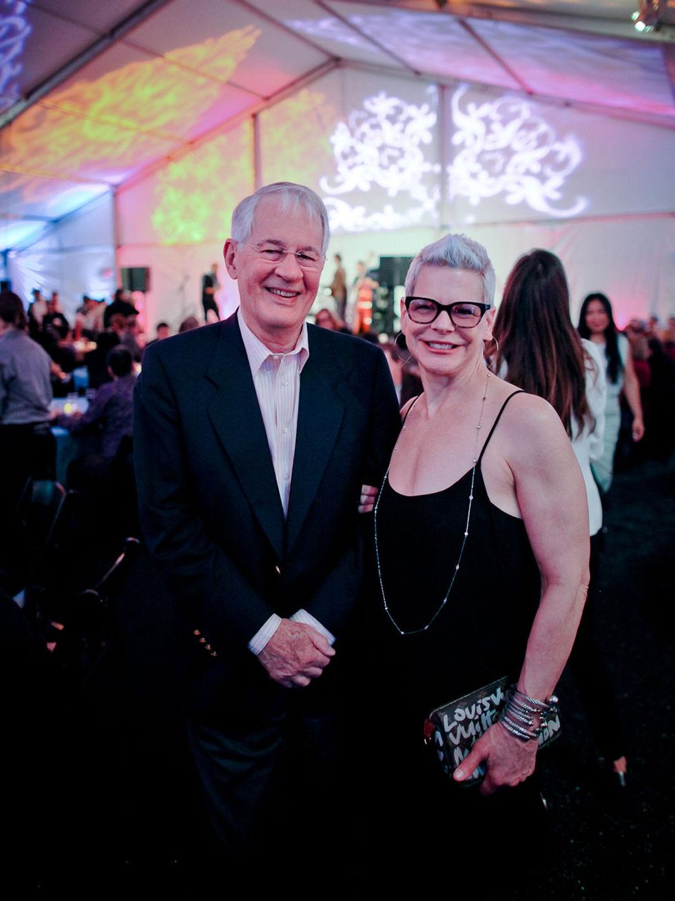Bill Joor and Kath Blanco at the FotoFest opening party March 2014