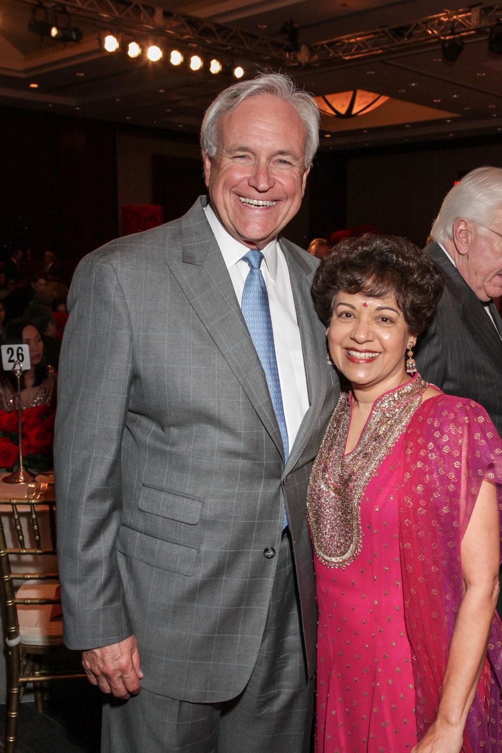 Bill King and Marie Goradia at the Interfaith Ministries Tapestry Gala May 2014