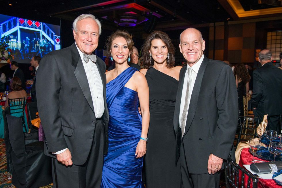 Bill King, from left, Neda Ladjevardian, Lisa Malosky and Don Friedell at the Circle of Life Gala April 2015