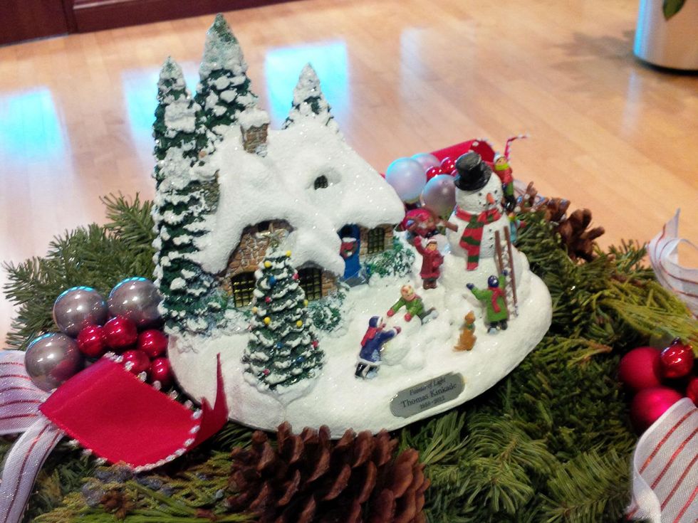 Bill Lepiesza perils of corporate gift giving December 2013 holiday wreath