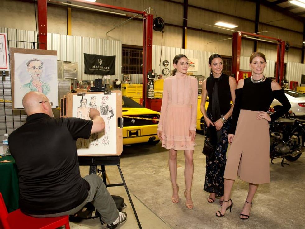 Bill Meganhardt and Neiman Marcus models