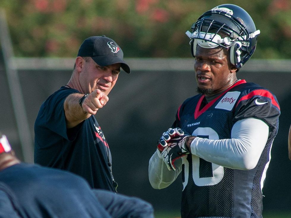 Bill O'Brien Andre Johnson Texans