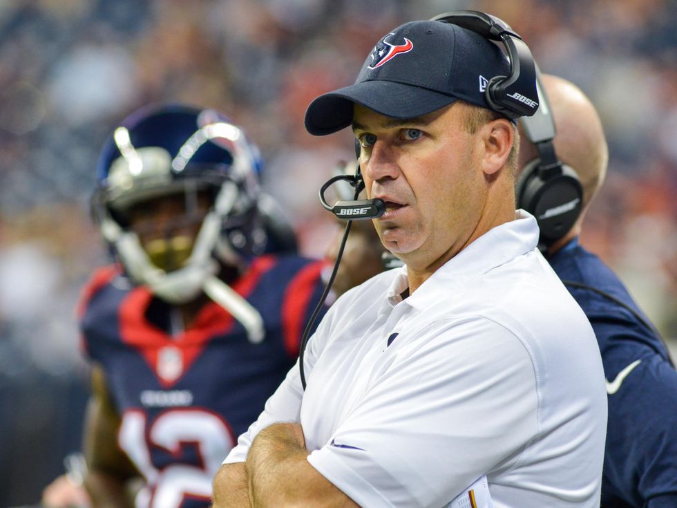 Bill O'Brien Texans Falcons sideline
