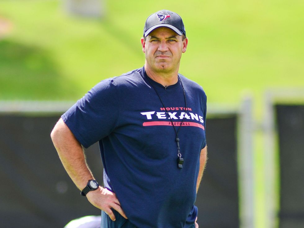 Bill O'Brien Texans practice