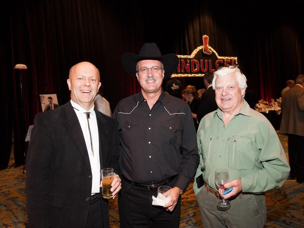 Bill Sessions, from left, Mike Watford and John Carson at the Northwest Ministries Gala October 2013
