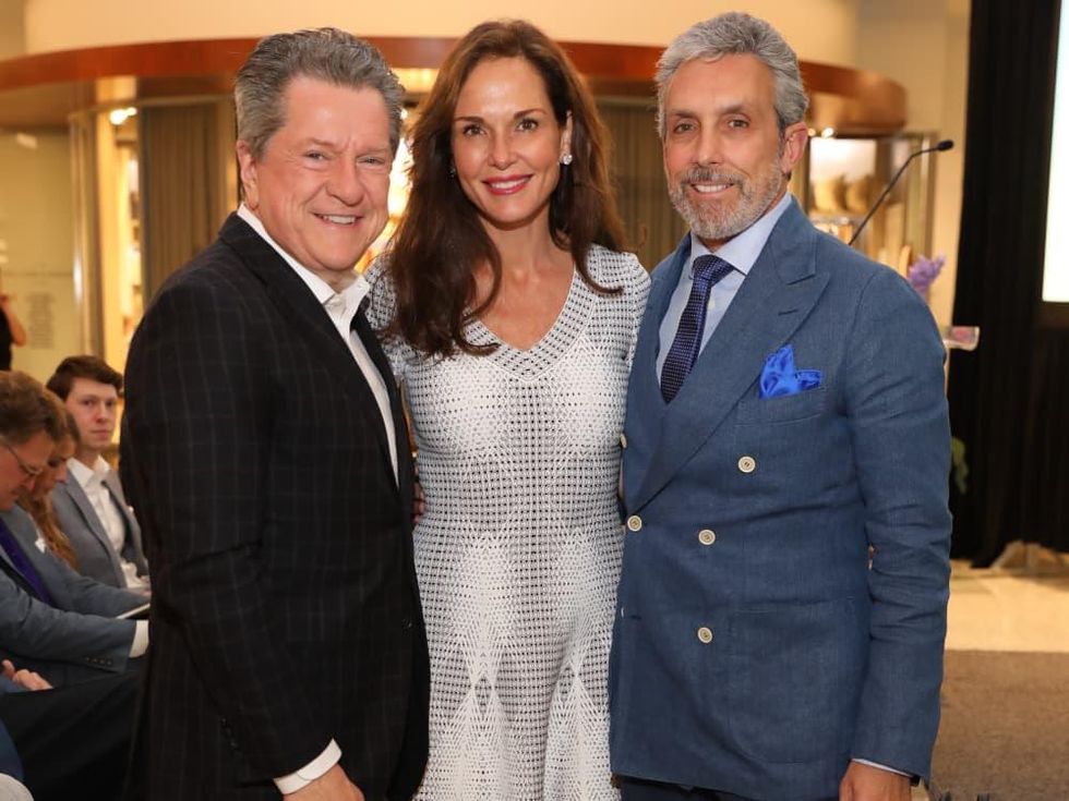 Bill Stubbs, Clo Cohen, Charles Cohen at Decorative Center Spring Market